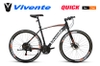 Xe đạp touring VIVENTE Quick: Khung Thép, Group SHIMANO 3x7 tốc độ, Lốp 700x25C. Giá Bình dân