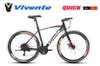 Xe đạp touring VIVENTE Quick: Khung Thép, Group SHIMANO 3x7 tốc độ, Lốp 700x25C. Giá Bình dân