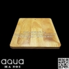Đế gỗ cao su 40 x 43 cm - Kê hồ thủy sinh, tiểu cảnh bán cạn - Màu vàng
