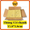 Thanh sứ lọc hoa mai vàng  - Vật liệu lọc làm trong nước hồ cá Koi, cá rồng, thủy sinh 4*4*16 cm