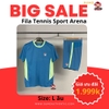 Bộ Quần Áo Thể Thao Chính Hãng Màu Xanh FILA TENNIS AOM229151E/AOM229153