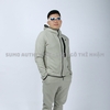 Bộ Thể Thao Nike Màu Xám - Nike Sportswear Tech Fleece Full-Zip -DQ4802-016/DQ4809-016