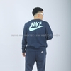 Bộ Thể Thao Nike Màu Xanh - Nike As M Nsw Hbr-C Bb Crew - DQ4073-410/DQ4082-410