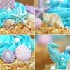 Khuôn fondant silicon cá ngựa + sao biển + vỏ sò