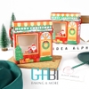 Hộp giấy Noel cửa sổ trong 15.5*6*16.5cm