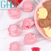 Khuôn nhấn cookie Tết 3D