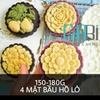 Khuôn nhấn trung thu lò xo 4 mặt hoa+bầu hồ lô 150g