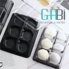 Hộp nhựa nắp trong 6 ô đựng bánh 50g