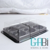 Hộp nhựa nắp trong 6 ô đựng bánh 50g