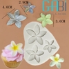 Khuôn fondant silicon 3 bông hoa ly