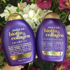 Bộ Dầu Gội Xã Dưỡng Dày Tóc OGX Thick & Full + Biotin & Collagen Shampoo 385ml ( màu tím)