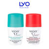 Lăn Khử Mùi Giúp Khô Thoáng Vùng Da Dưới Cánh Tay Suốt 48H - 72H Detransprirant Intensif Vichy Pháp 50ml