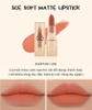 Son Thỏi Mịn Lỳ 3CE Soft Matte Lipstick Vỏ Trong Suốt