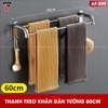 Thanh Treo Khăn Mặt, Khăn Tắm Bằng INOX 304 Dán Tường, Không Cần Khoan | MOYANG - gia dụng plus