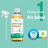 Xịt làm sạch cặn canxi, nước cứng chuyên sâu ANTI CALC Stanhome tiêu chuẩn Air Label Score 500ml