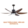Quạt trần 6 cánh Nanoco NCF5462 đèn Led