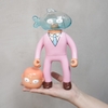 Mr. Nobodies Vinyl Fish Head - Blue and Pink Glass