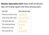 Mặt gai trung Nittaku Specialist Soft