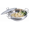 Chảo xào và Xửng hấp WMF Wok Macao 36cm, Thép không gỉ Cromargan 18/10 - Hàng Đức