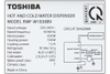 Cây nước nóng lạnh Toshiba RWF-W1830BV(W)