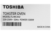 Lò nướng Toshiba 35 lít TL-MC35Z