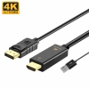 Cáp chuyển đổi tín hiệu từ HDMI to Displayport 1.8M hỗ trợ 4K60HZ H147
