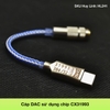 DAC Jack chuyển Type-C to 3.5mm - Chip CX31993 kèm USB-C to USB-A sử cho Windows