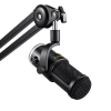 Deity VO-7U Boom Arm Kit USB Dynamic Podcast Microphone with RGB Lights for Game Podcast Stream YouTube (Black)