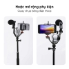 Thanh ngàm mở rộng gắn đèn trợ sáng Micro định hướng cho máy ảnh điện thoại tripod PT24