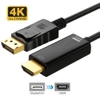 Cáp chuyển DP DisplayPort sang HDMI dài 1.8M - Hỗ trợ 4K 60Hz HL1227