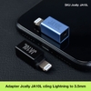 Đầu chuyển tín hiệu từ Lightning to 3.5mm Jcally JA10L - Sử dụng được cho iPhone/iPad