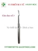 Cán dao mổ số 7, Inox 304, dài 16cm (tặng 1 lưỡi dao số 11)