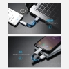 Cáp sạc mini 3 in 1 (Micro USB & Type C & Lighting) sạc siêu nhanh.