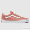 Vans Old Skool Orange Pink & Heart