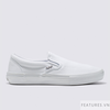 Vans Slip on Pro All White Skateboard