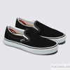 Vans Slip on Pro Skateboard Black White