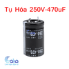 Tụ hóa 10uF 22uF 100uF 470uF 250V 2 chân cắm