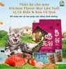 Thức ăn Kitchen Flavor cho mèo mọi lứa tuổi vị cá biển và rau củ quả- Bịch 1.5kg