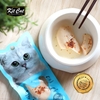 Snack thưởng Phi lê gà và cá ngừ KitCat nguyên miếng cho mèo 30g- Thịt thật siêu thơm  ngon