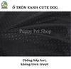 Ổ tròn xanh Cute Dog cho thú cưng, chó mèo- Hàng cao cấp xuất Hàn