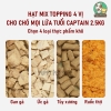 Thức ăn hạt Captain mix topping 4 vị cho Chó