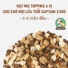 Thức ăn hạt Captain mix topping 4 vị cho Chó