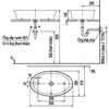 Chậu Rửa Lavabo Đặt Bàn Inax L-300V Hình Oval