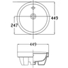 Chậu Rửa Lavabo Bán Âm American Standard WP-F307