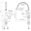 Vòi Nước Rửa Bát Inax SFV-303S Nóng Lạnh