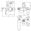 Bộ Cây Sen Phun Mưa American Standard WF-0972/A-6110.978.903 (D20S) nóng lạnh