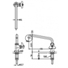 Vòi Rửa Nước Lạnh Inax LF-14-13 Gắn Chậu