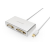 Kết nối Macbook air 3 trong 1 Mini DP to HDMI/VGA/DVI Ugreen 10438