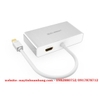 Kết nối Macbook air 3 trong 1 Mini DP to HDMI/VGA/DVI Ugreen 10438