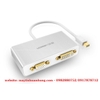 Kết nối Macbook air 3 trong 1 Mini DP to HDMI/VGA/DVI Ugreen 10438